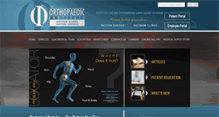 Desktop Screenshot of orthopaedicinstitute.com